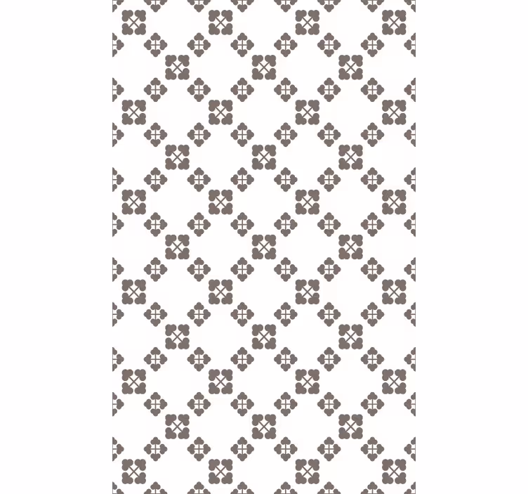 Papier peint nature beige trèfles à quatre feuilles - TenStickers