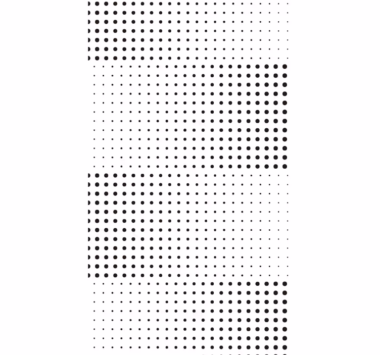 Papier peint chambre adulte pois noirs et lignes - TenStickers