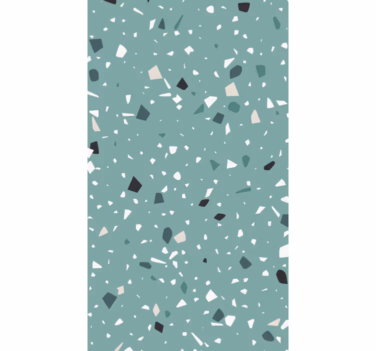 Papier peint autres textures aquamarine terrazzo - TenStickers