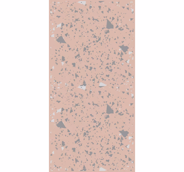 Papier peint autres textures rose et gris terrazzo - TenStickers