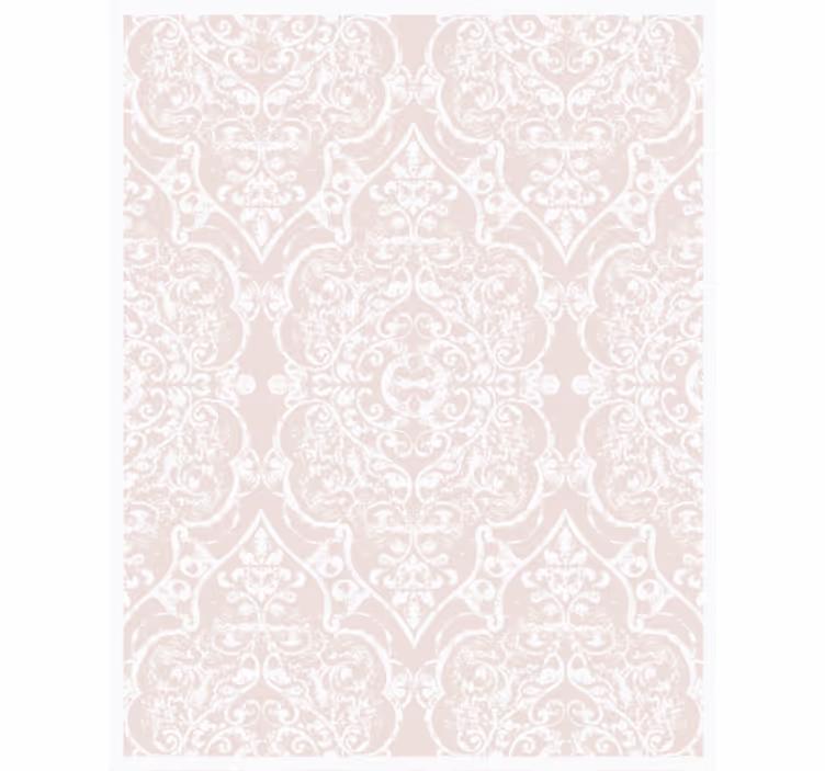 Papier peint vintage motif baroque clair - TenStickers