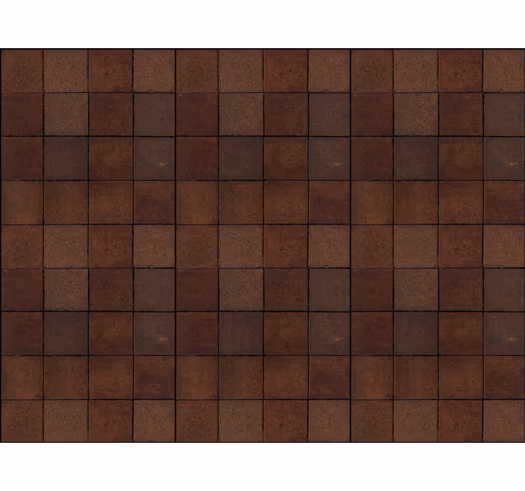 Papier peint pierre briques rustiques petites - TenStickers