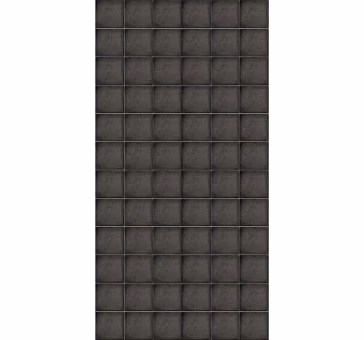 Papier peint carreaux de ciment briques noires en pierre - TenStickers