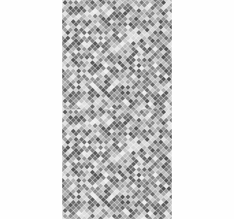 Papier peint carreaux de ciment motifs carrés gris - TenStickers