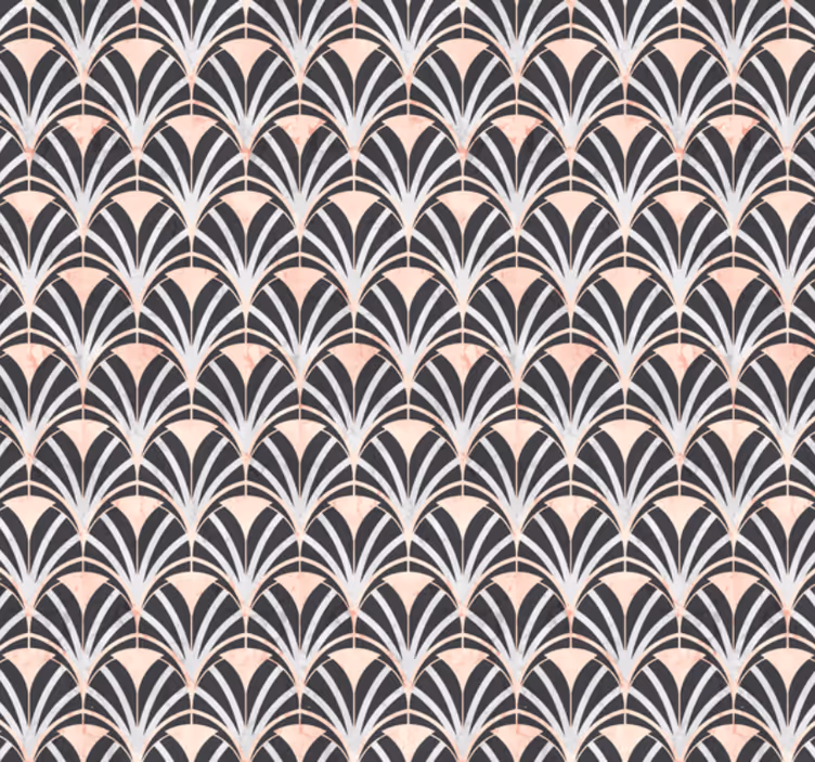 Papier peint carreaux de ciment effet marbre art déco - TenStickers