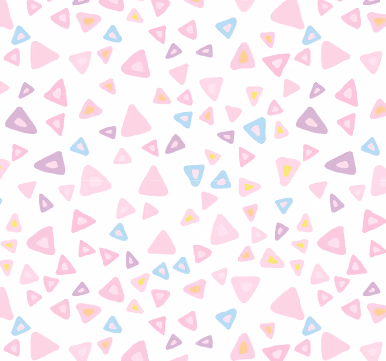 Papier peint carreaux de ciment motif pastel kawaii - TenStickers
