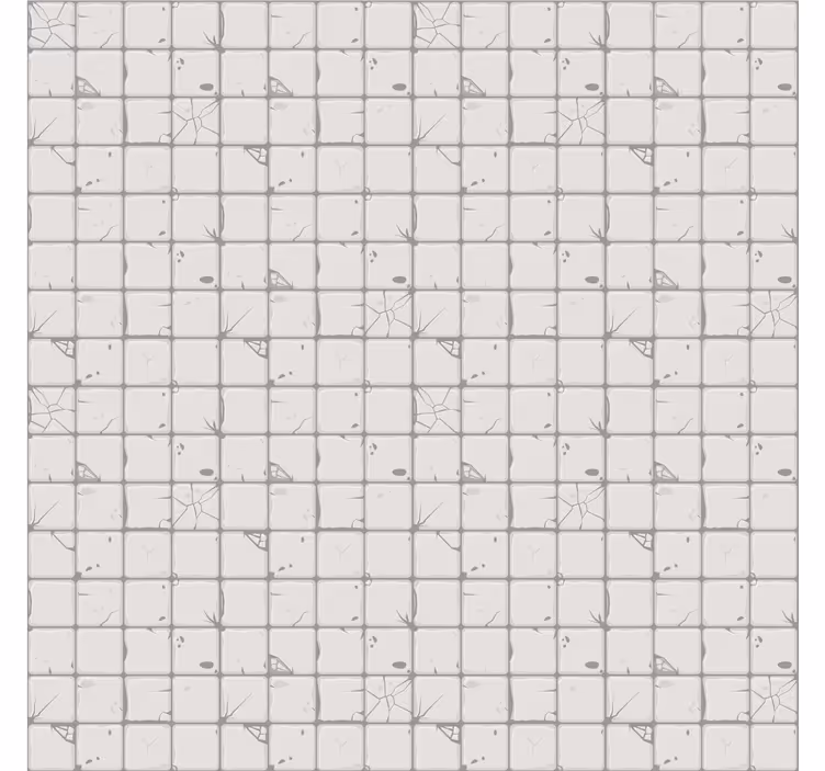 Papier peint carreaux de ciment gris clair vieilli - TenStickers