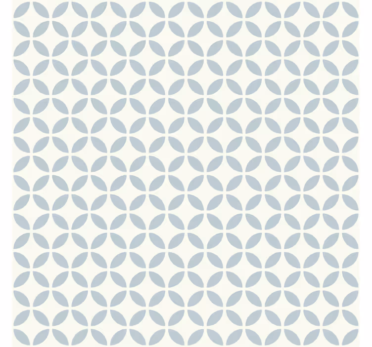 Papier peint carreaux de ciment motif circulaire - TenStickers