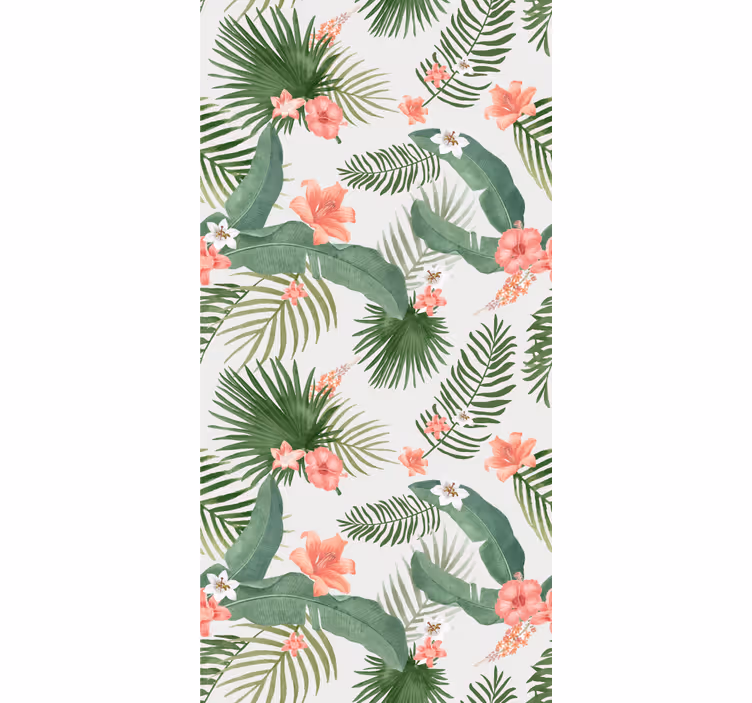 Papier peint chambre enfant motif plantes hollywood regency - TenStickers