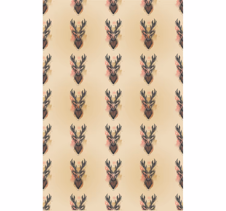 Papier peint chambre enfant cerf sika - TenStickers