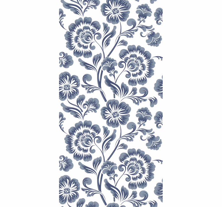 Papier peint couloir motifs gris élégants - TenStickers