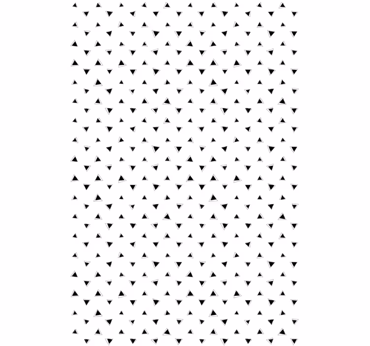 Papier peint scandinave triangles 3d noir et gris - TenStickers