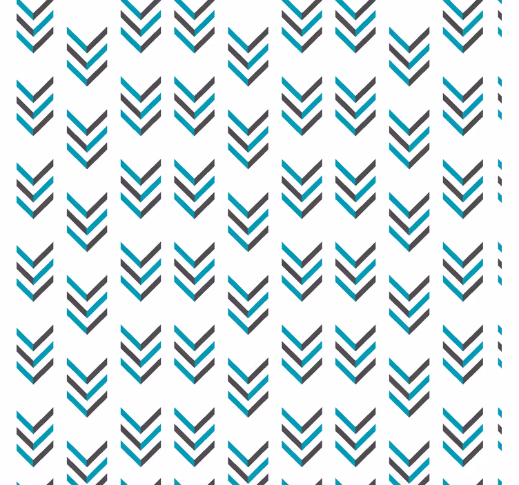 Papier peint scandinave flèches bleues - TenStickers