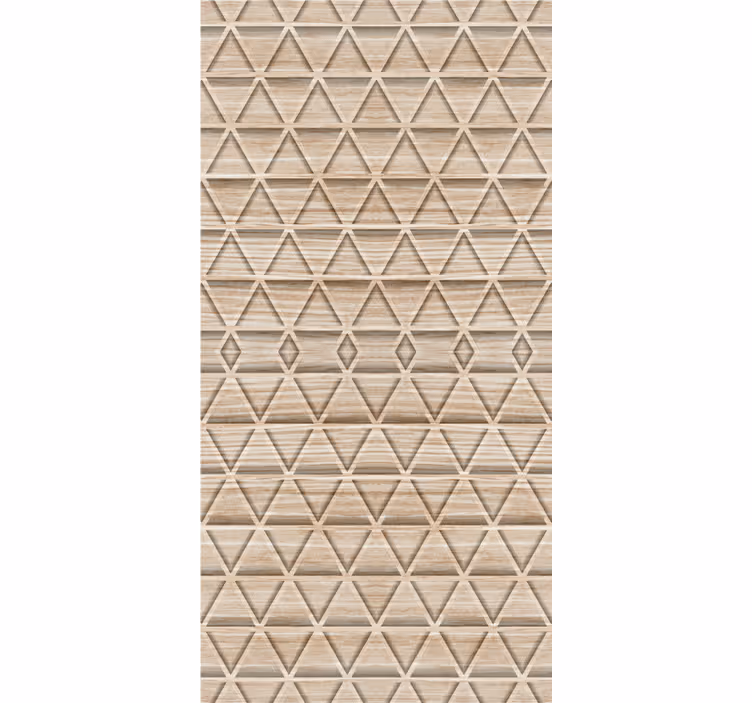 Papier peint motif géométrique naturel - TenStickers