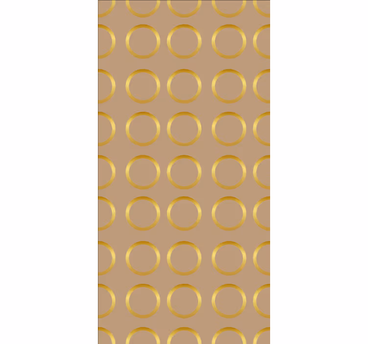 Papier peint motif thème cercles géométriques - TenStickers