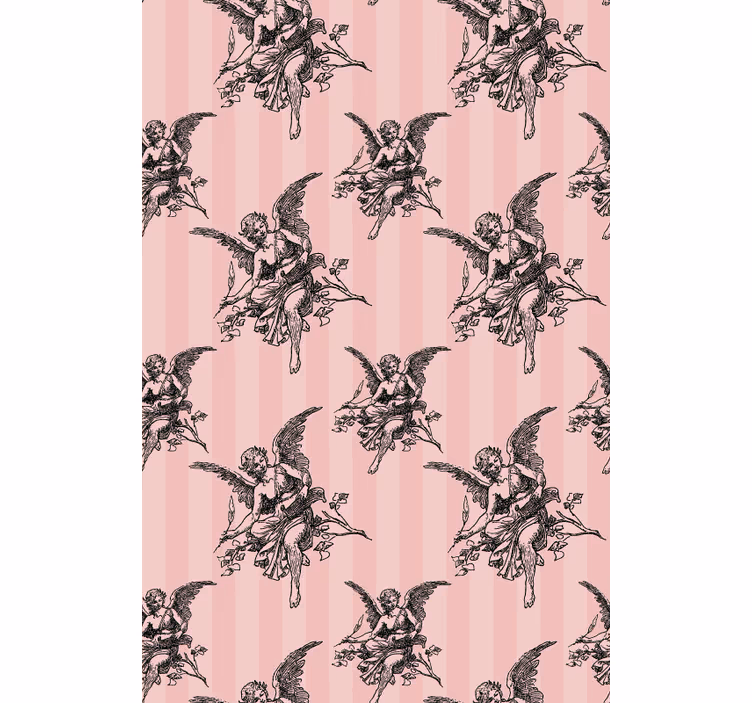 Papier peint classique design art toile de jouy - TenStickers