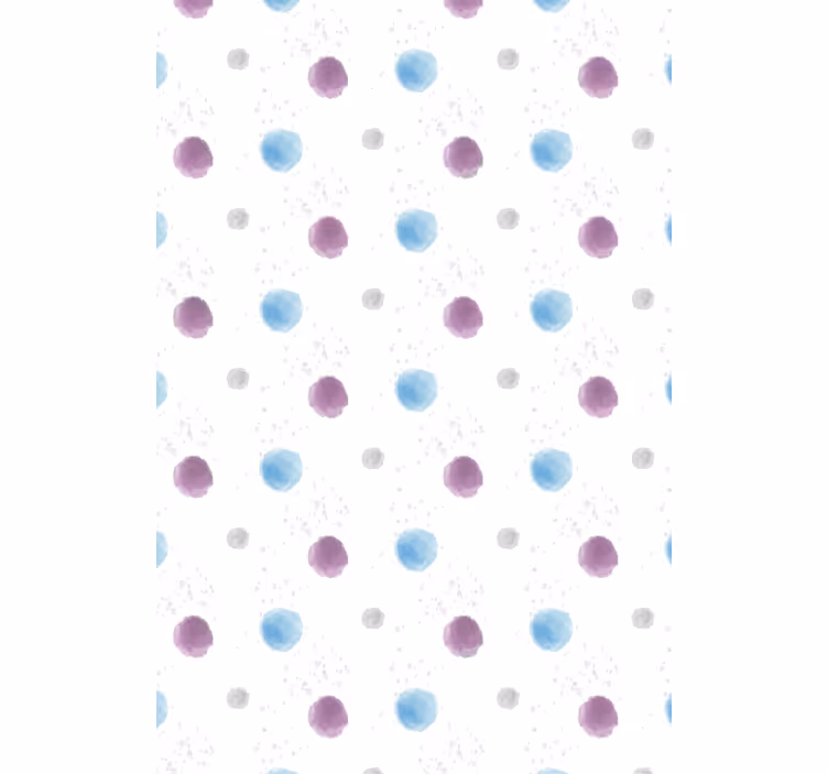 Papier peint salon cercles colorés vibrants - TenStickers