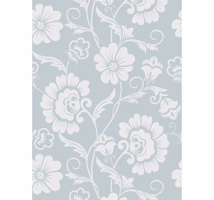 Papier peint salon motif floral arrangé - TenStickers