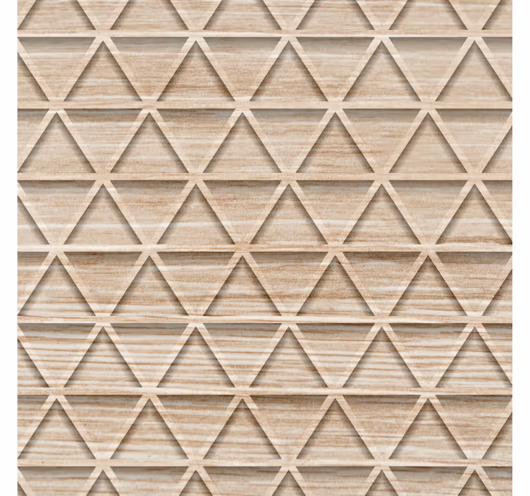 Papier peint formes géométriques motifs triangles élevés - TenStickers