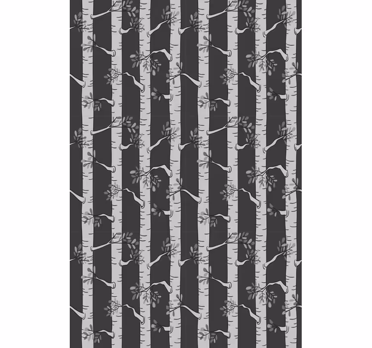 Papier peint arbres arbres lumineux style scandinave - TenStickers