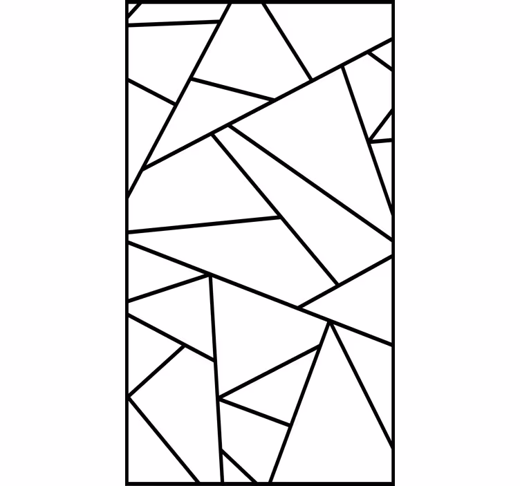 Papier peint moderne design minimaliste lignes noires - TenStickers