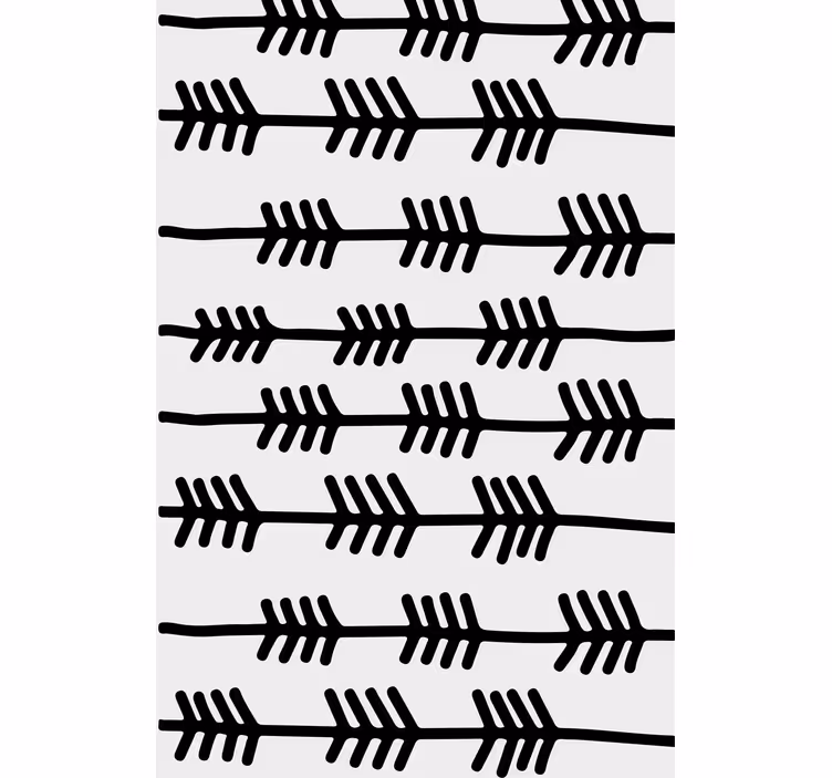 Papier peint moderne motif flèches - TenStickers