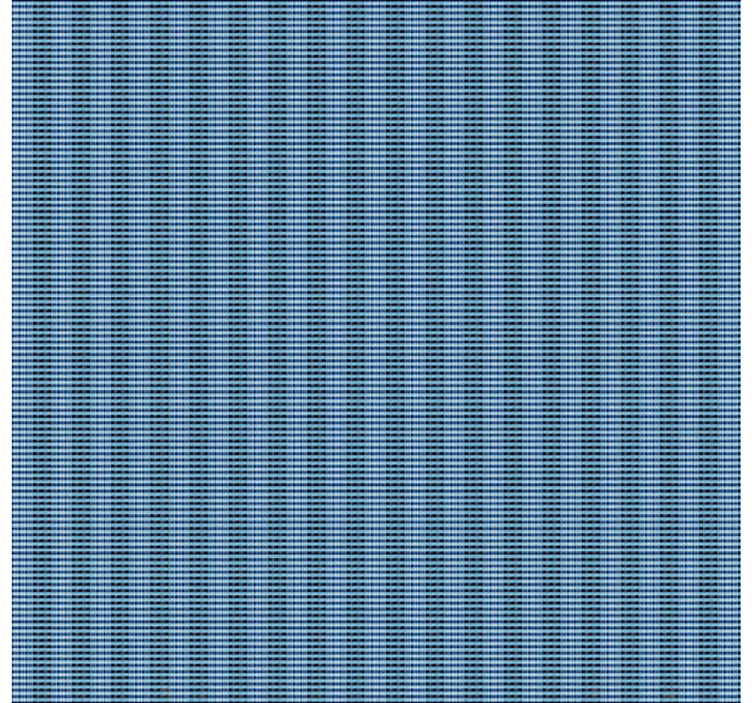 Papier peint salle à manger effet tartan bleu - TenStickers