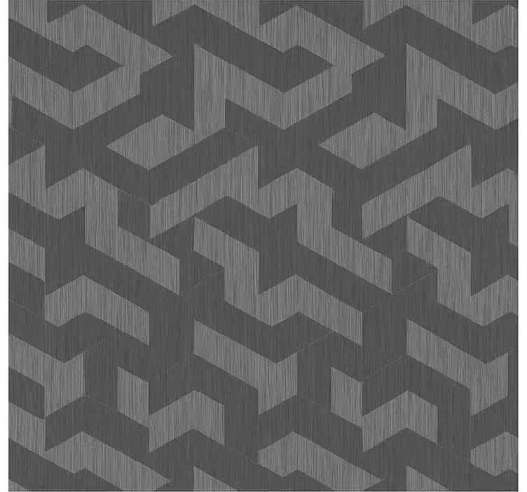Papier peint chambre ado formes géométriques sombres - TenStickers