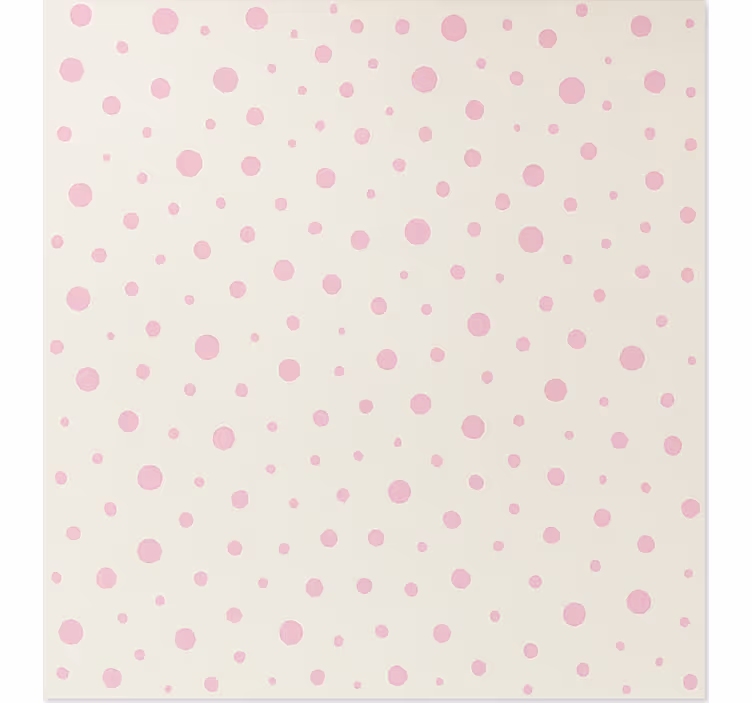 Papier peint chambre ado pois élégants roses - TenStickers