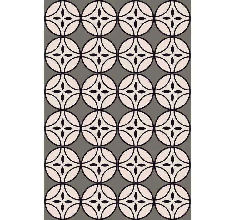 Papier peint cuisine harmonie circulaire - TenStickers