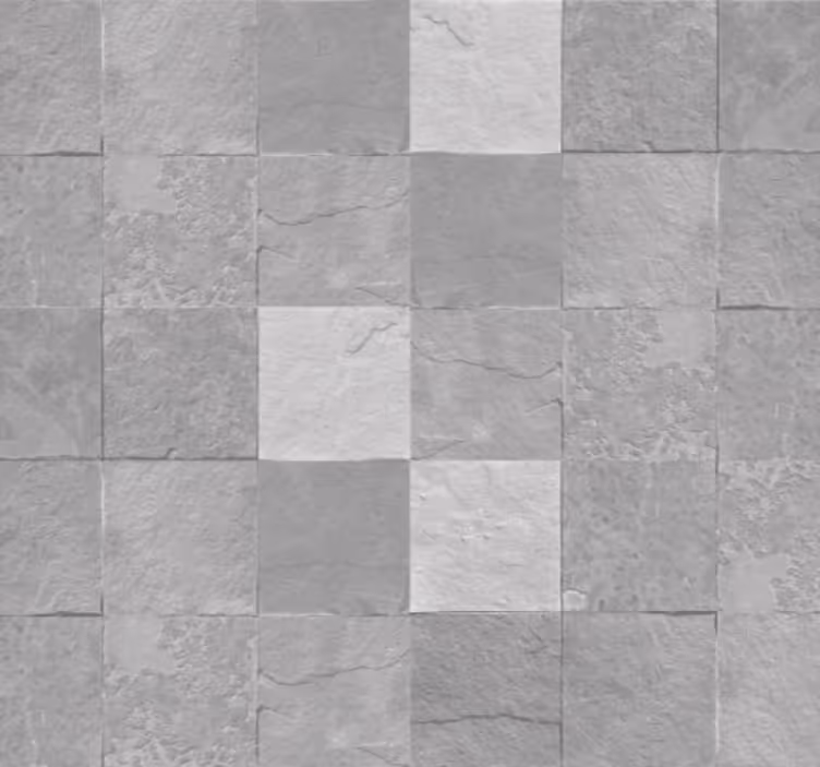 Papier peint salle de bain carrelage marbré - TenStickers