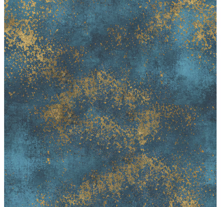 Papier peint salon tacheté teal vieilli - TenStickers