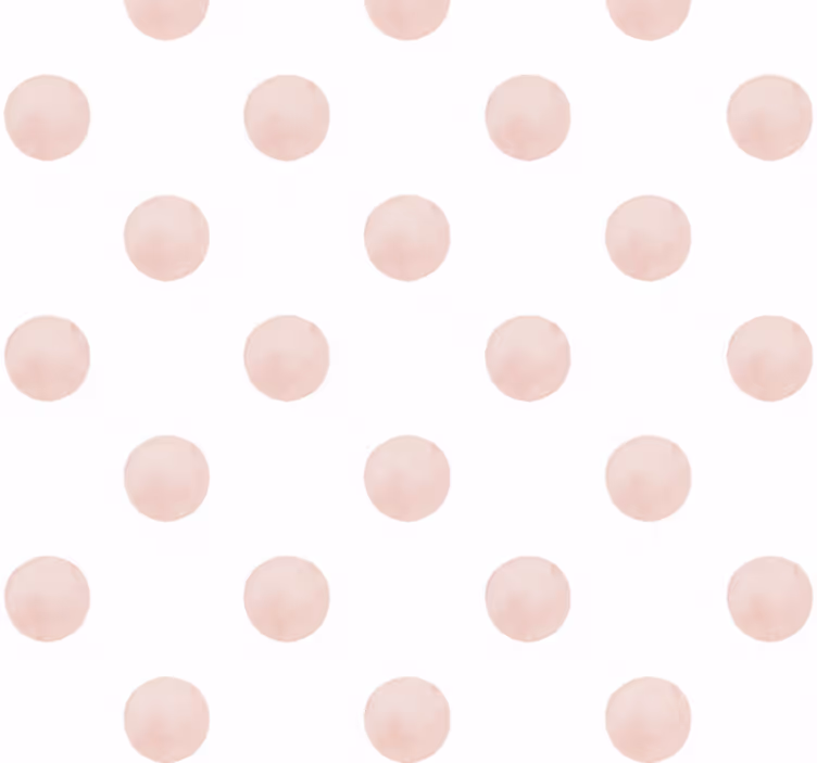 Papier peint chambre adulte pois aquarelle rose - TenStickers