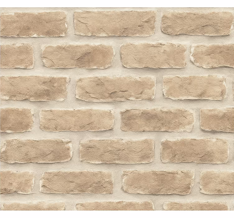 Papier peint chambre adulte pierre de sable rustique - TenStickers