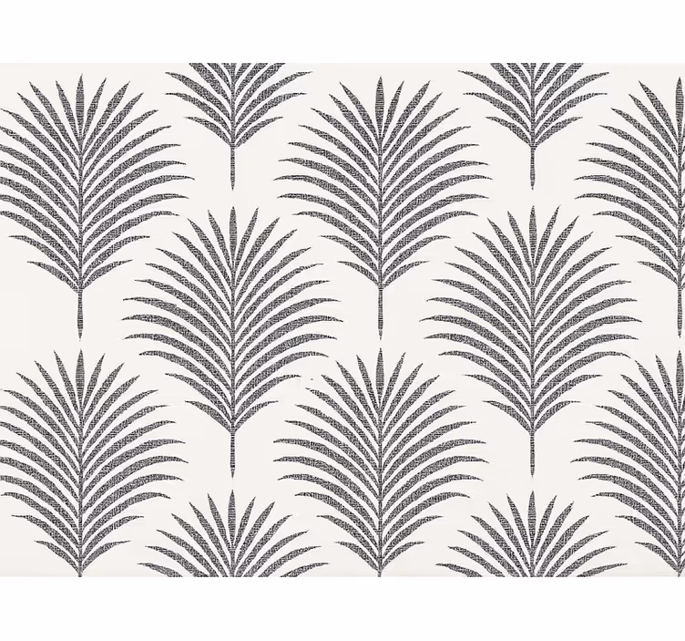 Papier peint chambre adulte palmier noir - TenStickers