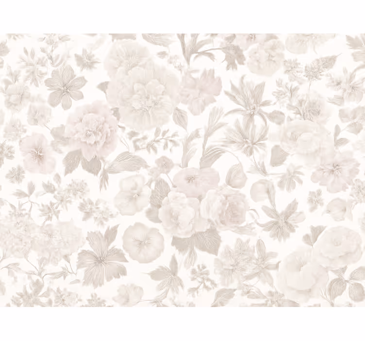 Papier peint chambre adulte fleurs vintage - TenStickers
