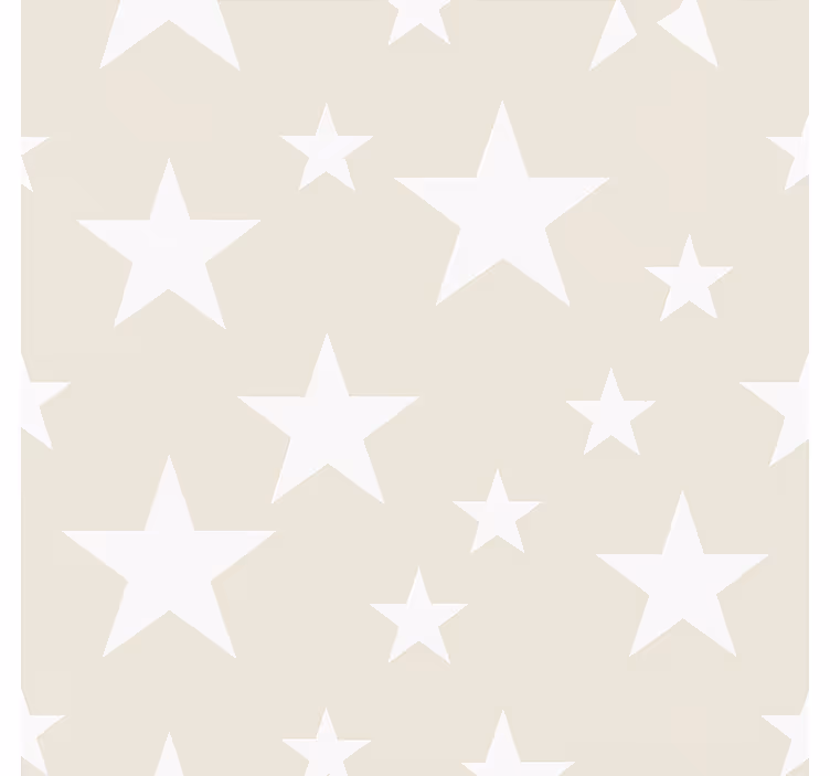 Papier peint chambre enfant motif grandes étoiles grises - TenStickers