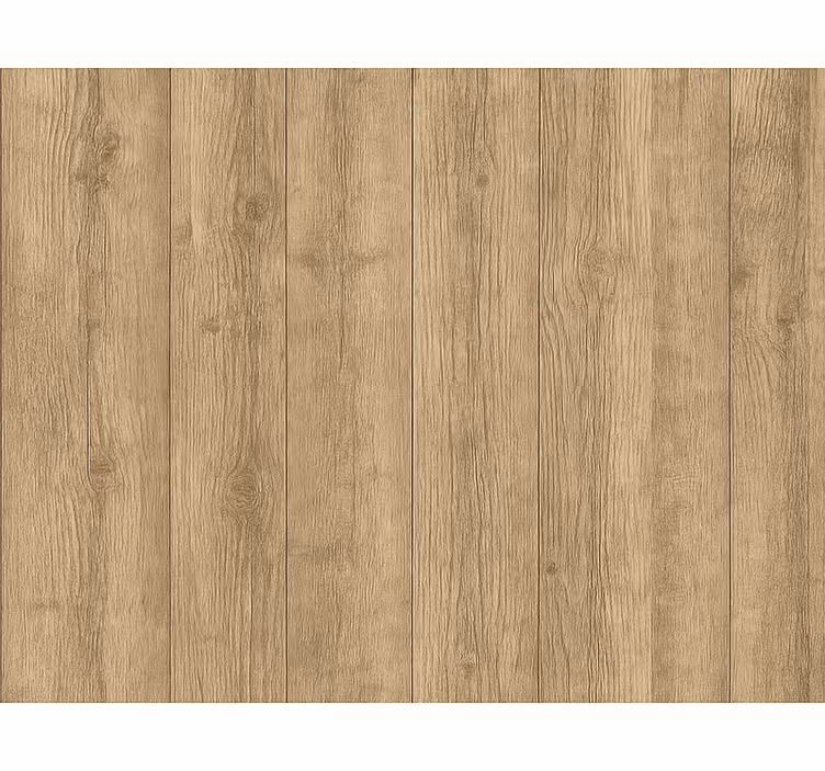Papier peint bois chêne naturel poncé vertical - TenStickers