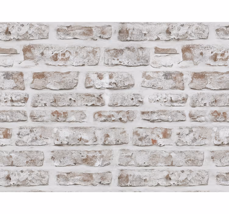 Papier peint salon briques vintage vieilli - TenStickers