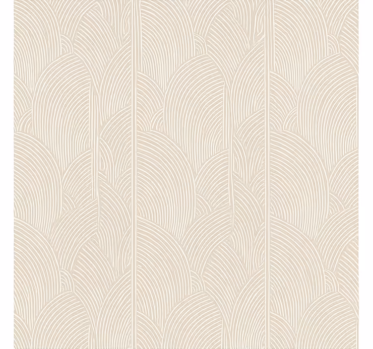 Papier peint salon motif géométrique arc doux - TenStickers