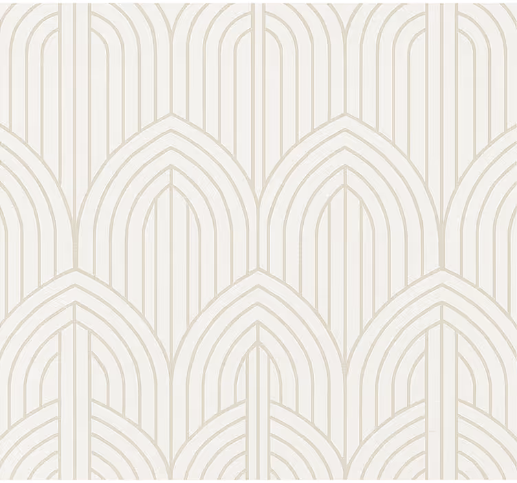 Papier peint salon design bois blanc - TenStickers