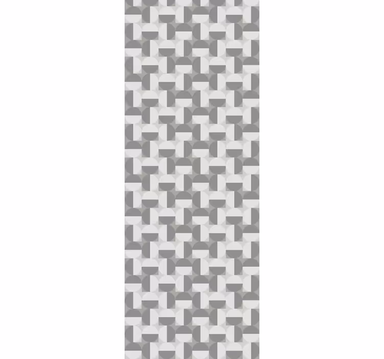 Papier peint chambre motif cercles gris style nordique - TenStickers
