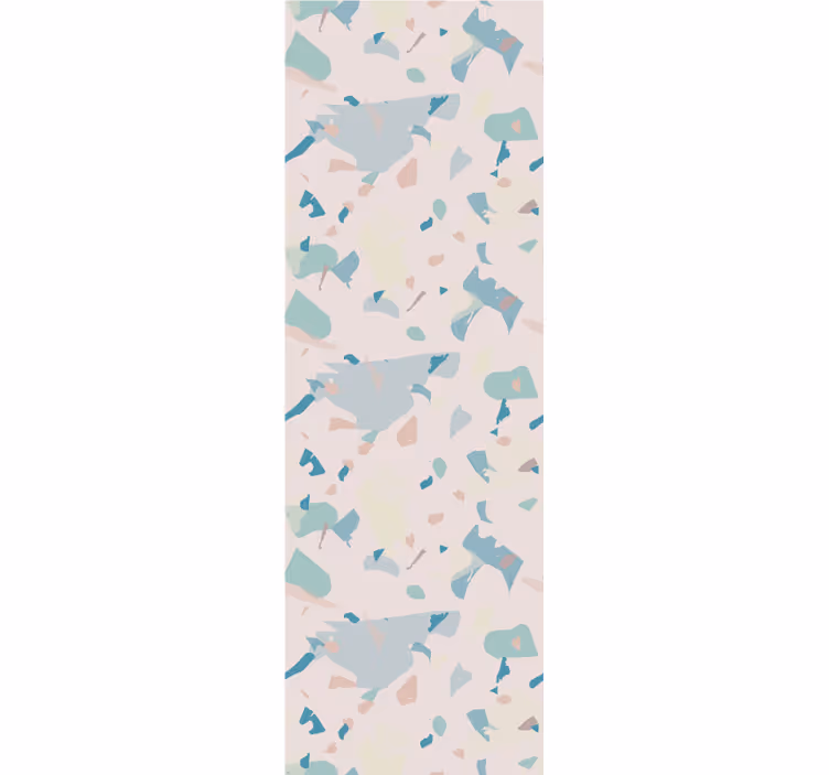 Papier peint chambre carrelage et dalles terrazzo - TenStickers