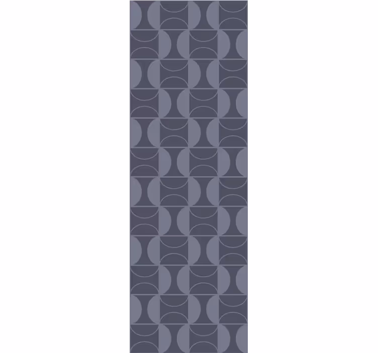 Papier peint chambre design bleu style japandi - TenStickers