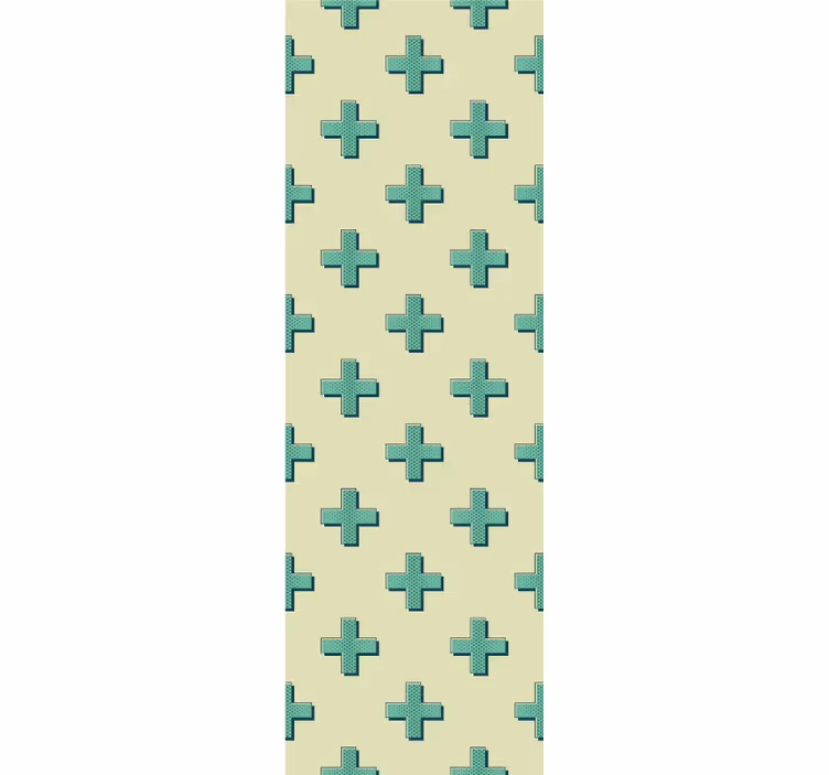 Papier peint chambre croix aux belles couleurs - TenStickers