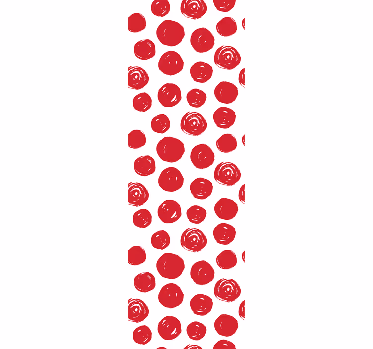 Papier peint chambre motif gros pois - TenStickers