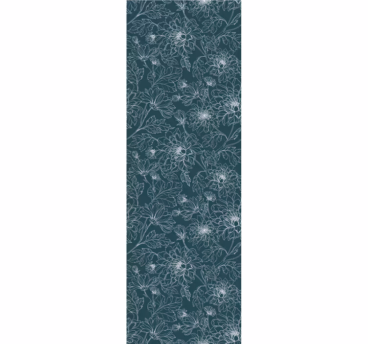 Papier peint chambre fleurs blanches grandmillenial - TenStickers