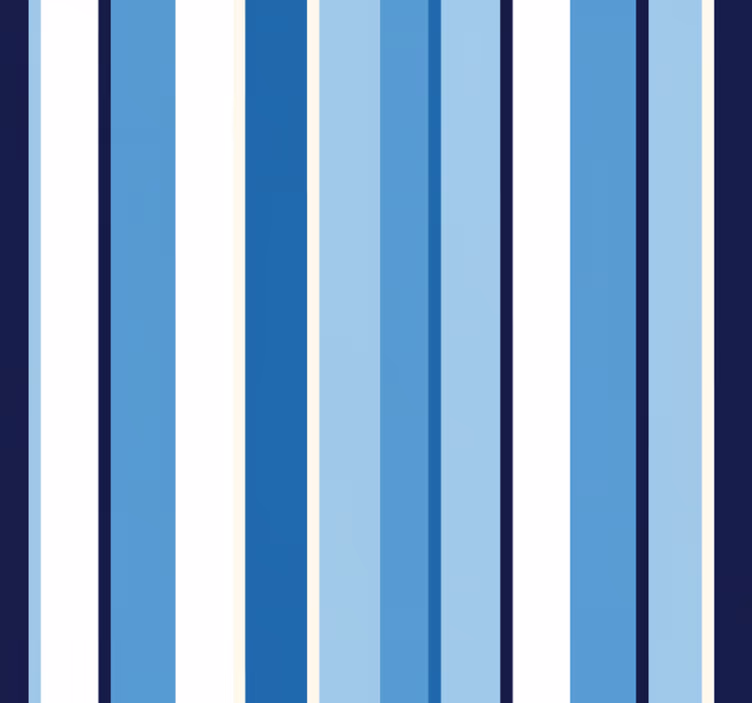 Papier peint ligne verticale rayures bleu clair et foncé - TenStickers