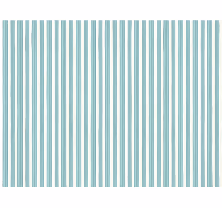 Papier peint ligne verticale rayures organiques bleu-vert - TenStickers