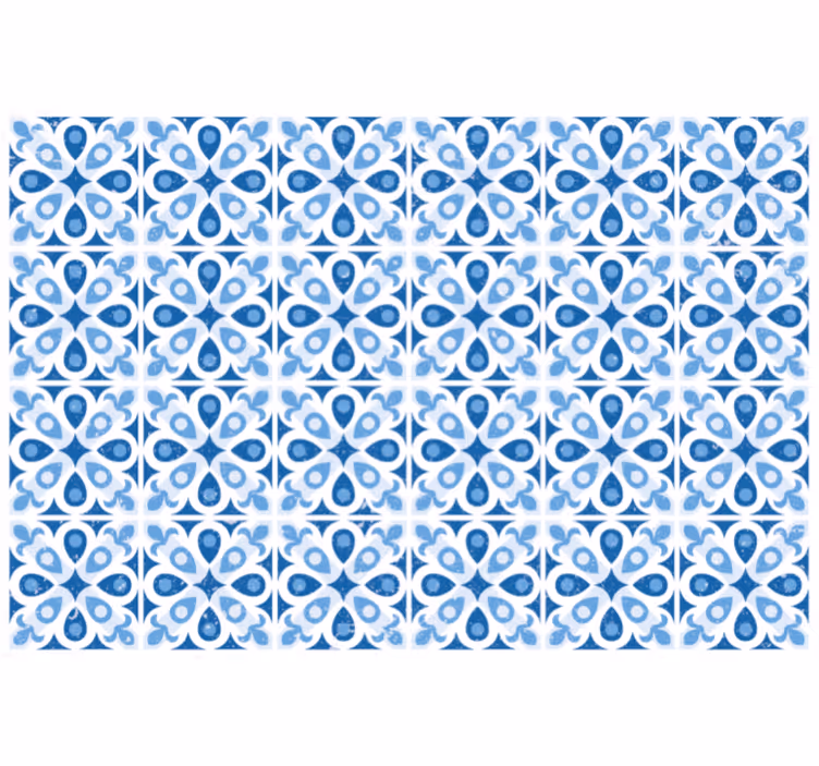 Papier peint bleu waterhouse bleu - TenStickers